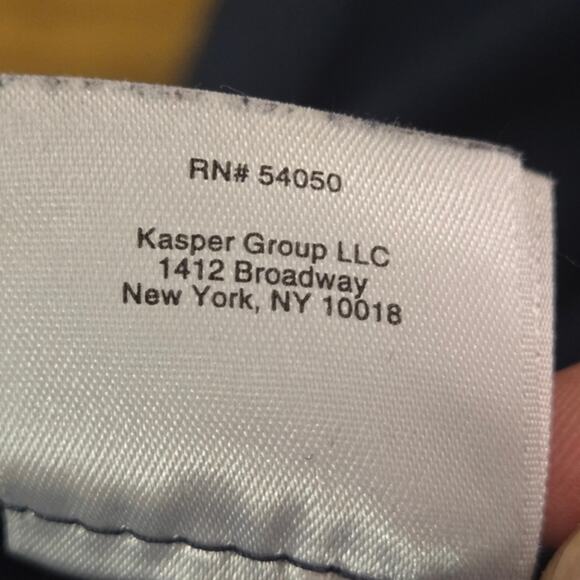 Anne Klein Women's Pants Bowie Crepe Neutral Casual Size 4 Slim Fit Tapered Leg - Picture 10 of 11